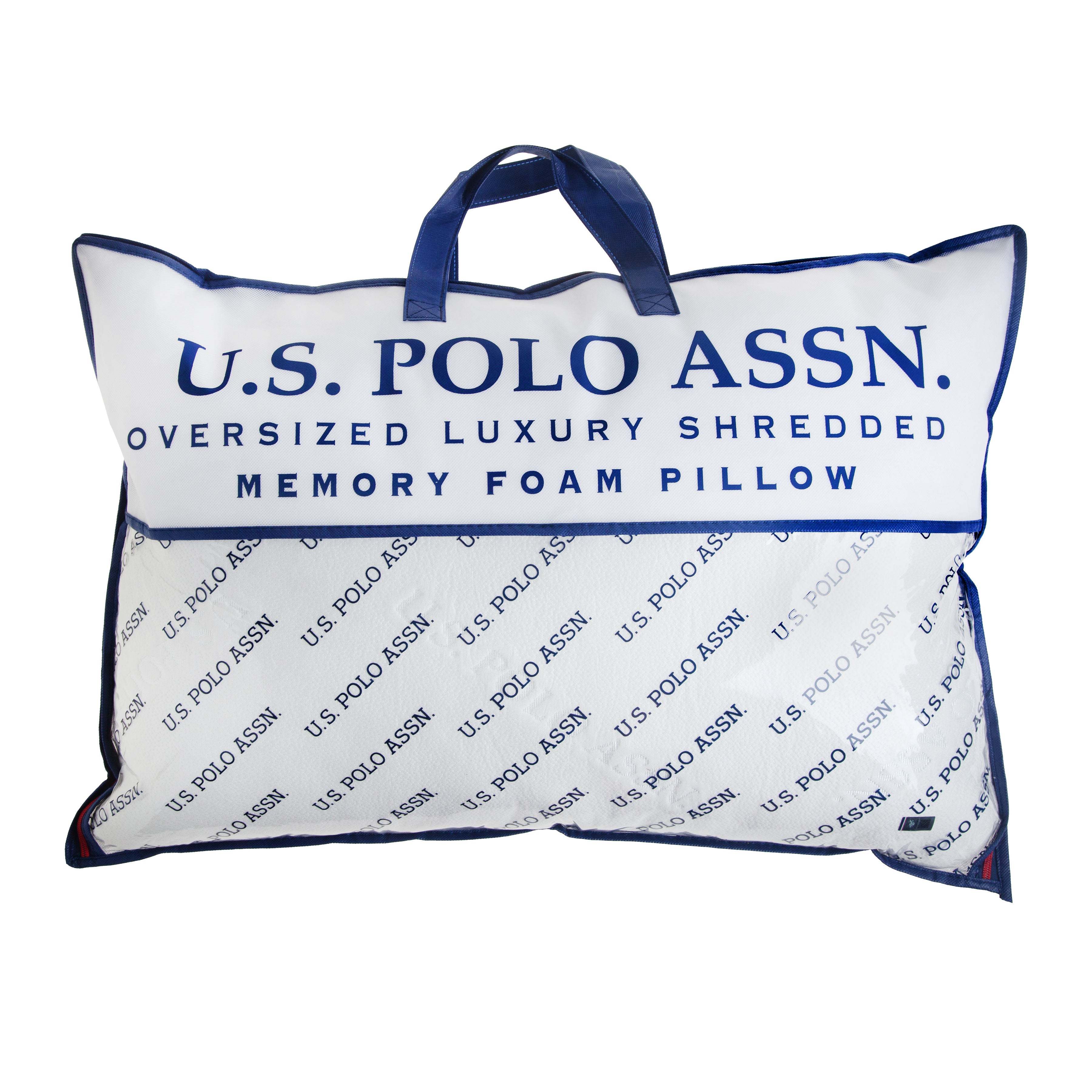 U.S. Polo Assn. Jumbo Shredded Memory Foam Pillow